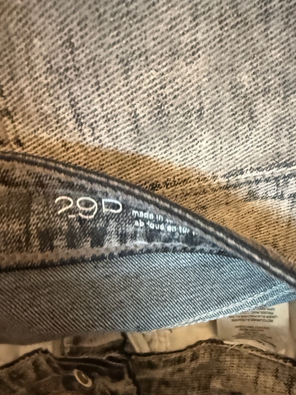 Anthropologie Pilcro Kenna Barrel Jean Wide Leg Velvet Edition Sz 29 Petite - Picture 4 of 4